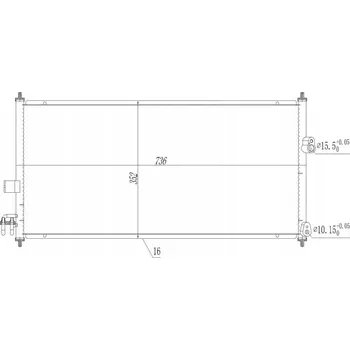 Výparník klimatizace Hart 619 523 Kondenzátor klimatizace