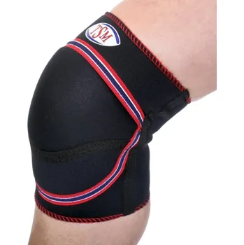 Fotbalový chránič Bandáž na koleno TSM KNEE BANDAGE WITH PAD, SHORT, KEVLAR® (PIECE) 35571-schwarz Velikost M