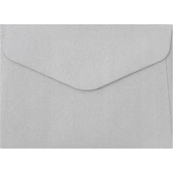 Obálka Stříbrné Dárkové Obálky 10 Kusů