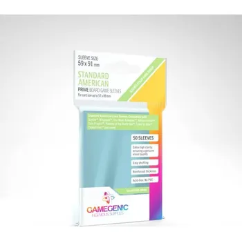 Příslušenství k deskovým hrám Obaly na karty Gamegenic Prime Standard American - 50 ks