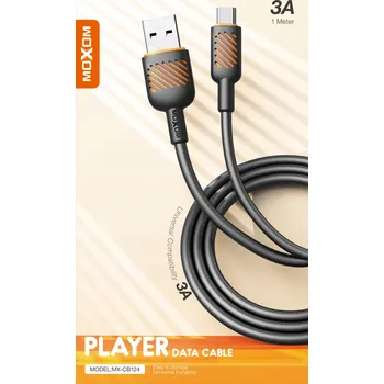 Datový kabel Kabel Moxom USB - Apple Lightning Rychlé nabíjení 3A/1m + PŘEKVAPENÍ :)