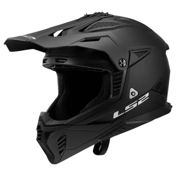 Helma na motorku LS2 MX708 FAST II SOLID MATT BLACK-06 S