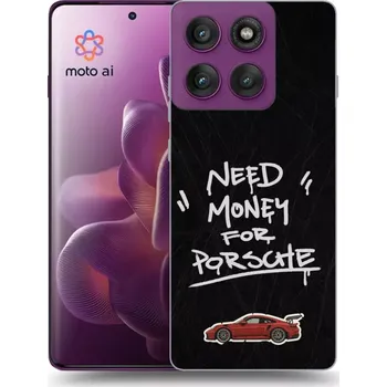 Pouzdro na mobilní telefon Picasee silikonový černý obal pro Motorola Edge 60 Pro - Dark Racer