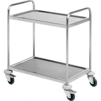 Servírovací stolek TOMGAST Vozík servírovací rozebíratelný 855x530x950 mm, 2x police