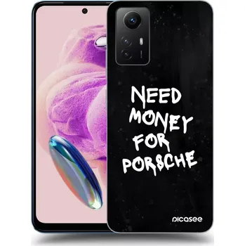 Pouzdro na mobilní telefon Picasee silikonový průhledný obal pro Xiaomi Redmi Note 12S - Black Dollar
