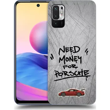 Pouzdro na mobilní telefon Picasee silikonový průhledný obal pro Xiaomi Redmi Note 10 5G - Grey Drift