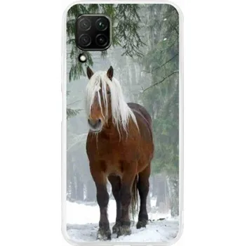 Pouzdro na mobilní telefon Gelový obal mmCase na mobil Huawei P40 Lite - kůň v lese