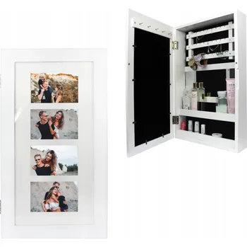 Toaletní stolek Toaletní Toaletní Stolek s motivem křečka Křeček Gdów bílý 31 x 56 x 10 cm