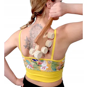 Masážní přístroj Dřevěný Masážní Přístroj pro masáž těla zad a nohou