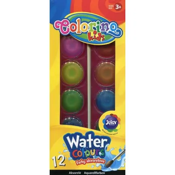Vodová barva Akvarelové barvy Colorino 12 ks x 28 ml