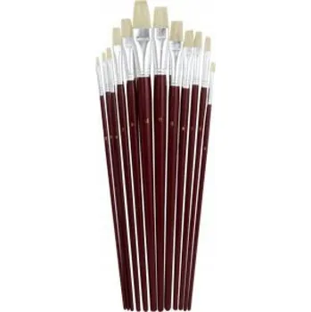 Kosmetický štětec Ploché štětce štětec na nanášení barvy štětec pro děti Grand