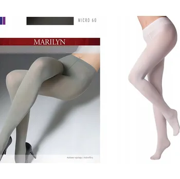 Podprsenka Punčocháče hladké Marilyn MICRO 60den bílá BIANCO velikost S