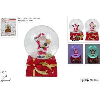 Vánoční dekorace PROHOME - Sněžítko vánoční 8cm LED různé druhy