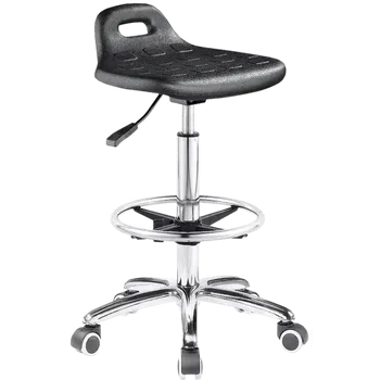 PUR 10, židle laboratorní a dílenská, PU černá