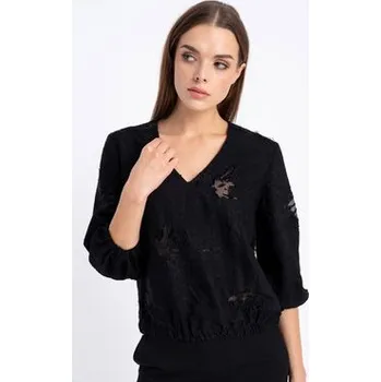 Dámská halenka CLICK Halenka 10-6947 Černá Loose Fit 40