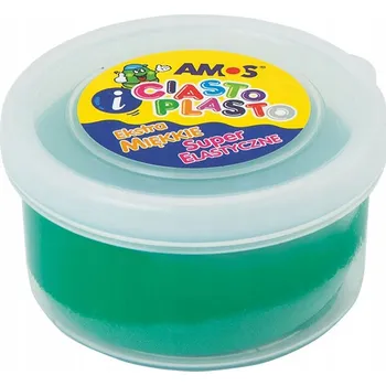 modelína a plastelína MODELÍNA Barevná pro plastické práce 30 g Barva ZELENÁ Jemná Amos