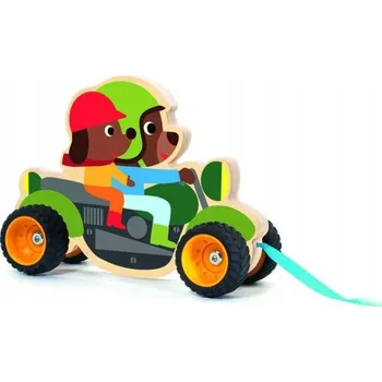 Dřevěná hračka Dřevěná tahací hračka Djeco - Terreno