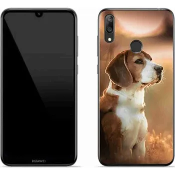 Pouzdro na mobilní telefon Gelový kryt mmCase na mobil Huawei Y7 (2019) - bígl