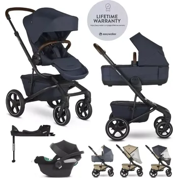Kočárek EASYWALKER Kočárek kombinovaný Jimmey 2v1 LITE RWS + CYBEX Aton B2 i-Size + základna Indigo Blue