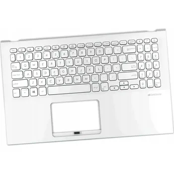 Náhradní klávesnice pro notebook Klávesnice pro Asus R564FA R564FJ K512FA K512JA LED UMA s opěrkou dlaní a krytem