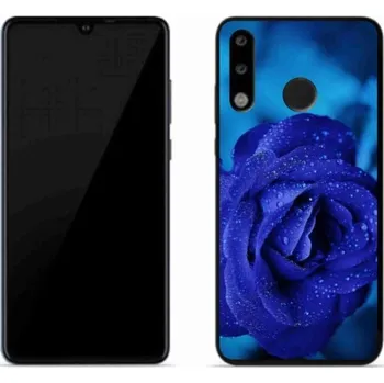 Pouzdro na mobilní telefon Gelový obal mmCase na mobil Huawei P30 Lite - modrá růže
