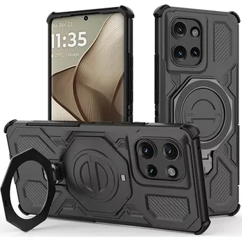 Pouzdro na mobilní telefon Kryt Motorola EDGE 50, Carbon Shield PRO, black