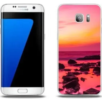 Pouzdro na mobilní telefon Gelový kryt mmCase na mobil Samsung Galaxy S7 Edge - moře a záře