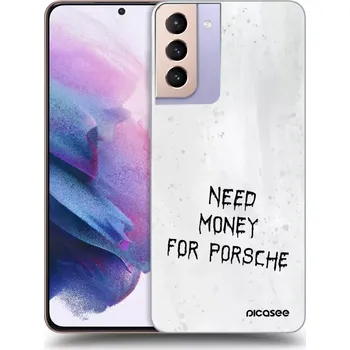 Pouzdro na mobilní telefon Picasee ULTIMATE CASE pro Samsung Galaxy S21+ 5G G996F - White Fuel