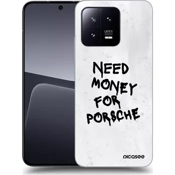 Pouzdro na mobilní telefon Picasee silikonový průhledný obal pro Xiaomi 13 - White Dollar