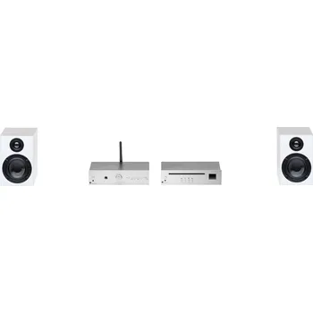 Hi-Fi systém Pro-Ject STEREO SET E CD - Minimalistický all-in-one audio systém s CD, BT a DAC, bílý