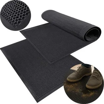 Rohožka Vstupní čistící rohož 3D, 90 x 60 cm, černá, Ruhhy