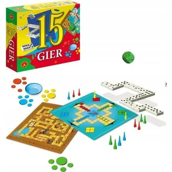 Desková hra Společenská hra 15 her Člověče, nezlob se + vrhcáby společenské hry pro přátele logické hry ke skládání společenské hry s figurkami Alexander