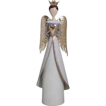 Obraz KOVÁNÝ ANDĚL BÉŽOVO-ZLATÝ