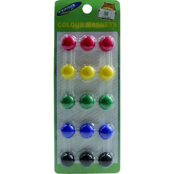 Kancelářský nábytek Malé Magnety 15 mm na Magnetické Tabule 15 ks