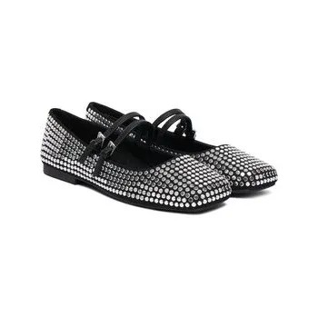 Dámská obuv MICHAEL Michael Kors Baleríny 40F5MTFP2S Černá 38