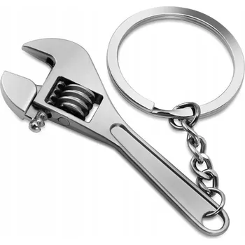 KOVOVÁ PŘÍVĚSEK NA KLÍČE francouzský klíč HYDRAULIKA