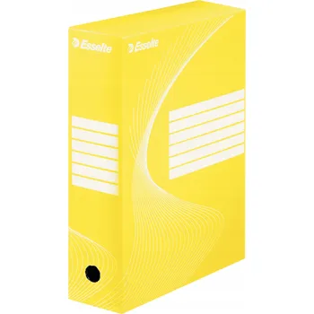Archivační box Archivační krabice Esselte s víkem, žlutá