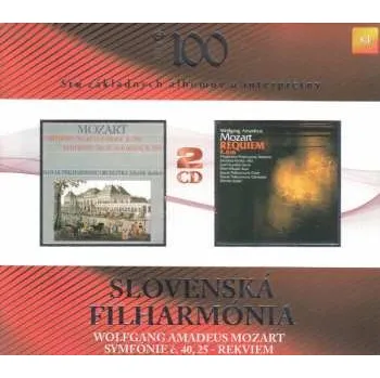 Hudba 2CD Slovak Philharmonic Orchestra: Wolfgang Amadeus Mozart Symfónie Č. 40, 25 – Rekviem 2013