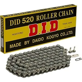 Řetězová sada pro motocykl HNACÍ ŘETĚZ 520-114 (114 ČLÁNKŮ) BEZ O-KROUŽKŮ (OTEVŘENÝ + SPOJOVACÍ MATERIÁL)