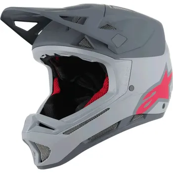 Cyklistická přilba Integrální přilba - ALPINESTARS Missile Tech Race MIPS -Light Grey / Dark Grey Matt M