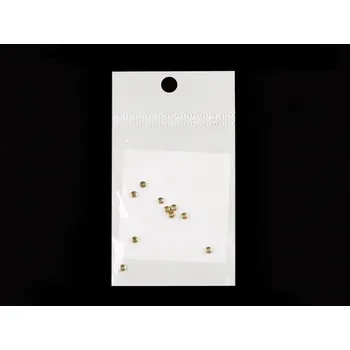 Hobby drát Zamačkávací rokajl kulatý z nerezové oceli Ø2,5 mm Varianta: 2 zlatá, Balení: 1 sáček