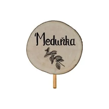 Zápich dřevo - meduňka