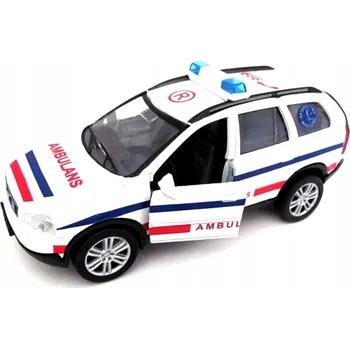 autíčko Sanitka Hipo Volvo bílá 14 cm