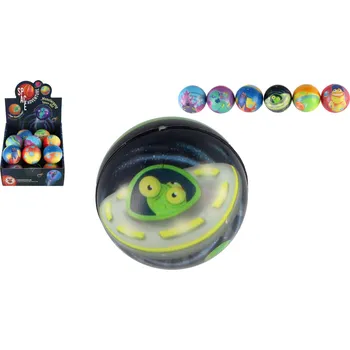 Hračka Teddies Míček skákací vesmír pěnový 6cm mix barev (1 ks)