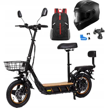 Elektrokoloběžka Kukirin C1 Pro Elektrické vozítko 500W 45 km/h 100 km 48V/26Ah 14" + Taška + Helma