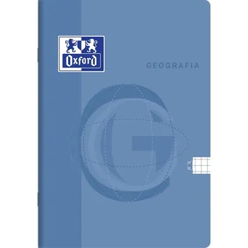 Sešit Kostkovaný sešit A5 Oxford 60 listů tematická geografie