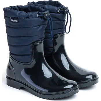 Dámská zimní obuv Zimní boty zateplené fleecem, stahovací, holínky gumové lehké Wojtyłko