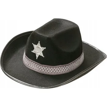 Karnevalový doplněk Kovbojský klobouk pro děti Widmann černý