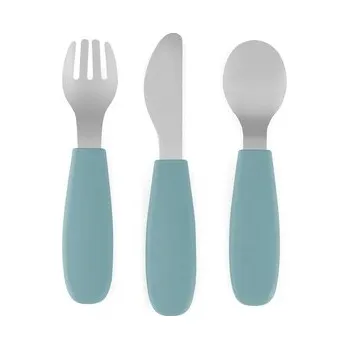 PETITE&MARS Sada příborů s nerezové oceli Take&Match Frosted Sky 12m+
