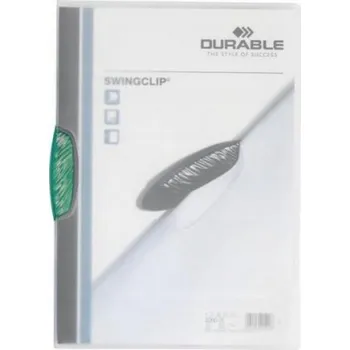 Zelený POŘADAČ s Klipem ORGANIZÉR na Papíry